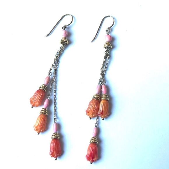 🍭6/$30 Bundle Dangle Earrings made of Beads - Picture 1 of 2